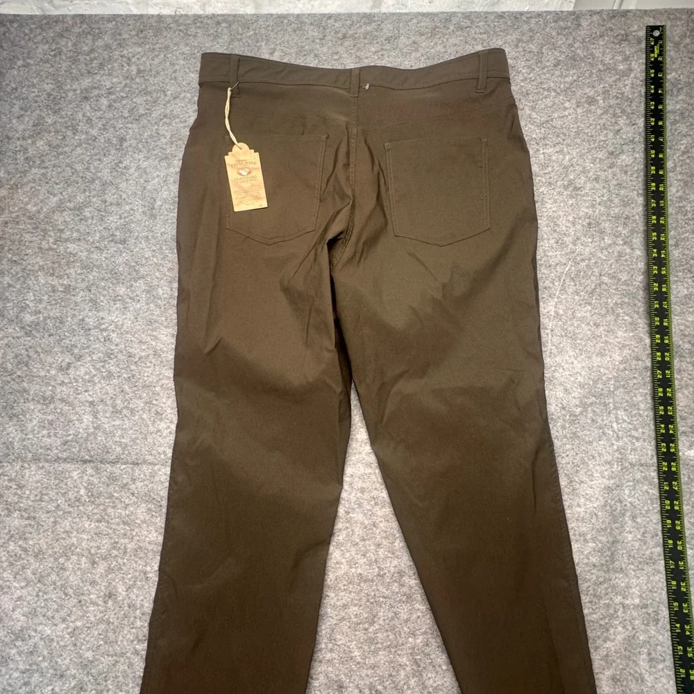 Telluride Clothing Company Mens Brown Stretch Straight Leg Pants 38x32 New - Picture 8 of 10